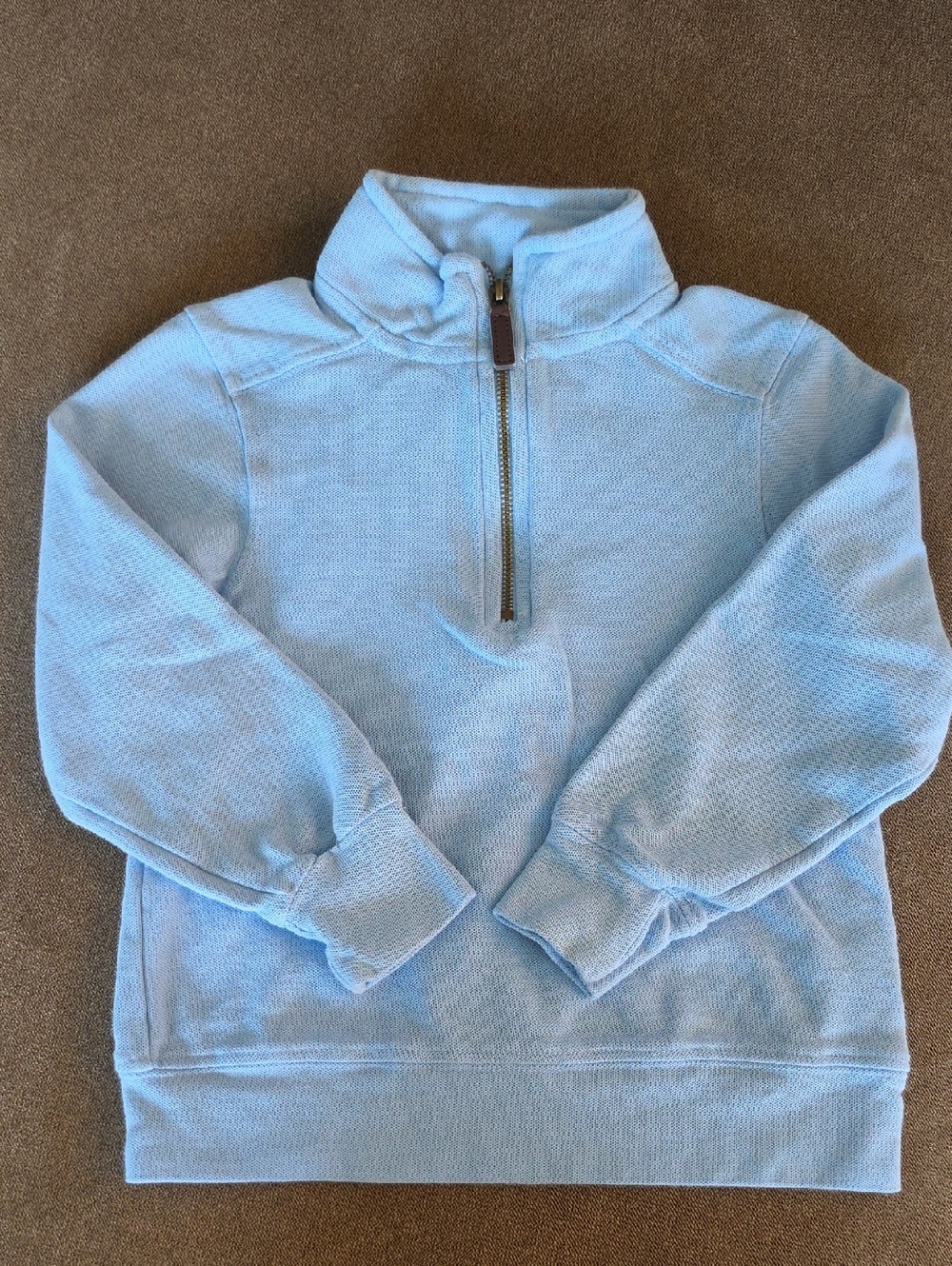 Tommy Bahama Pale Blue Quarter-Zip Pullover